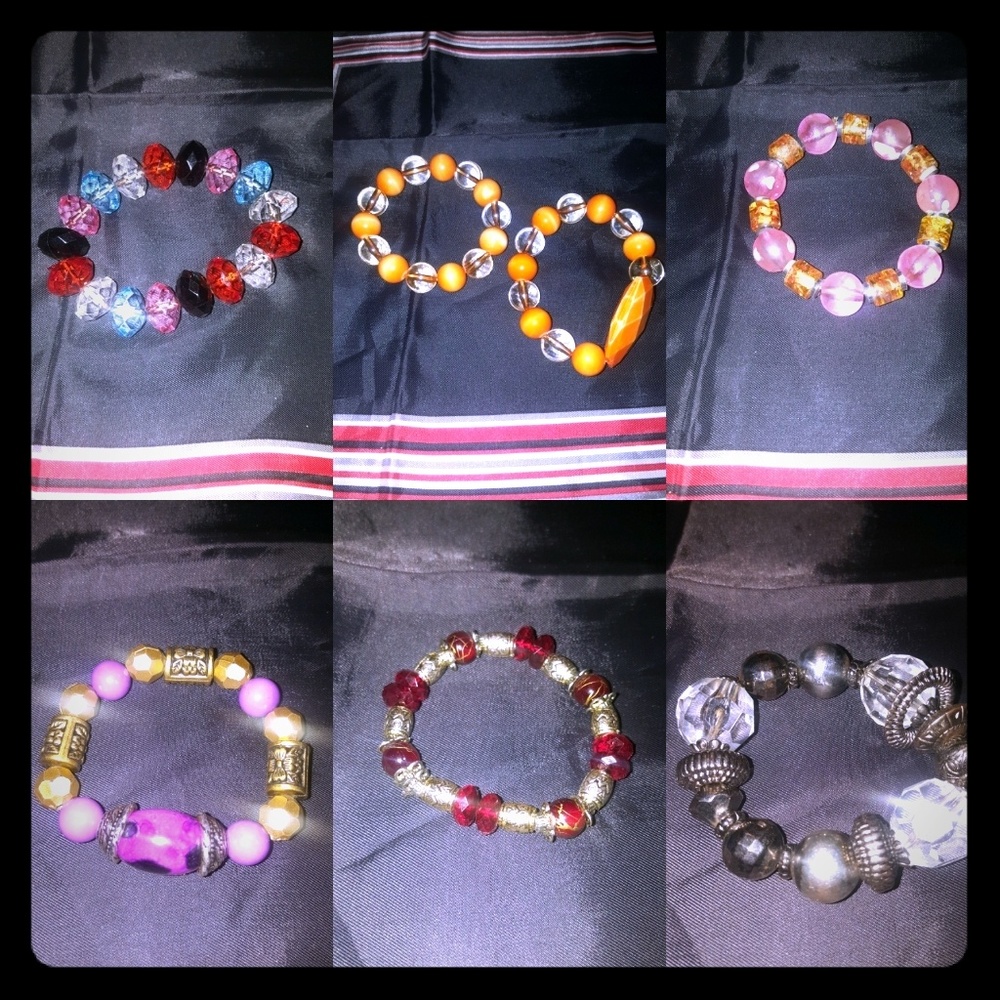 Arcylic bracelets